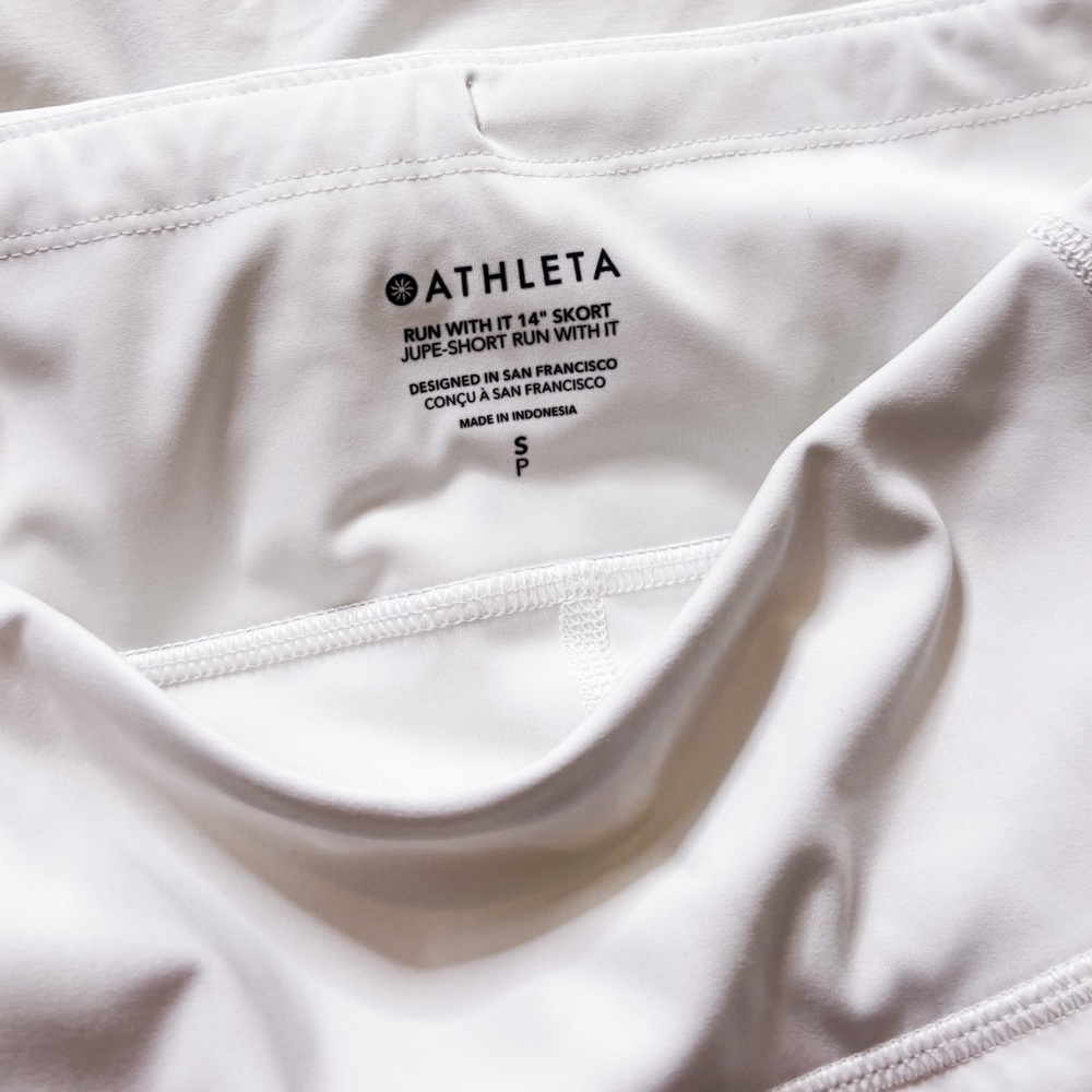 Athleta White Athletic Skort - image 4